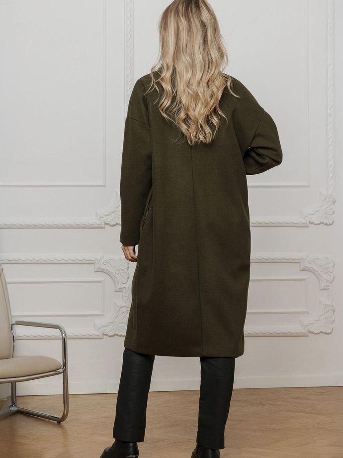 Women's coat CLR036 - dark green