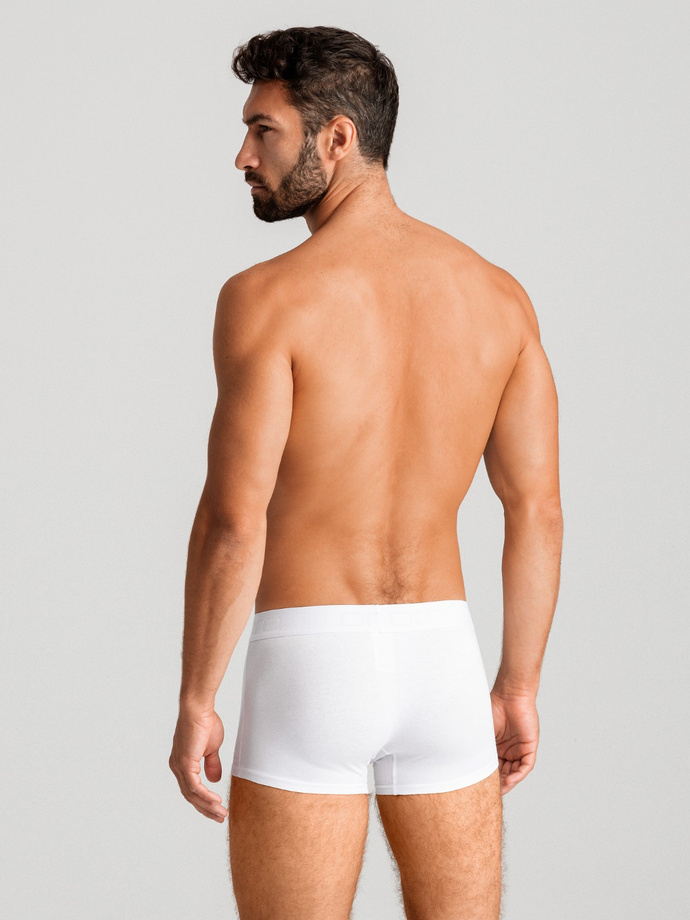 Men's cotton boxer shorts with logo - 3-pack mix V2 OM-UNBO-0105