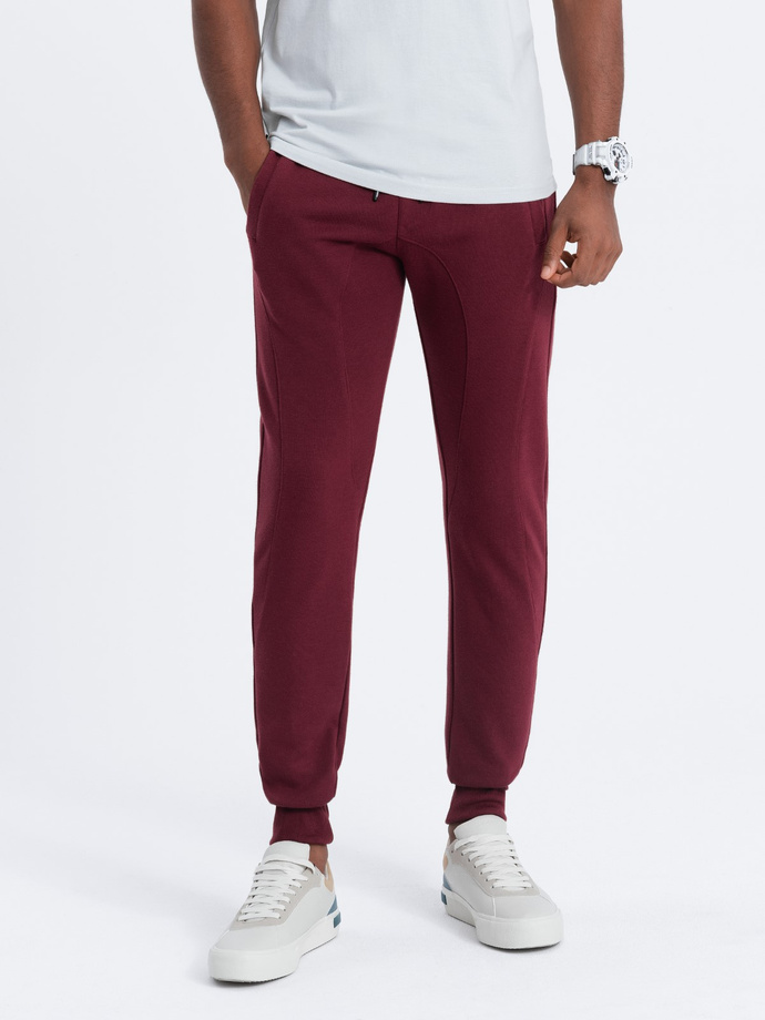 JOGERRY men's sweatpants - maroon V9 OM-PABS-0134