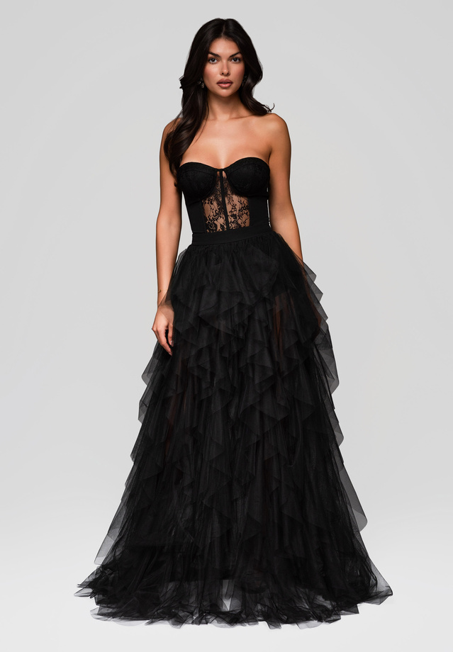 Evening dress LA-OM-DLR241 black