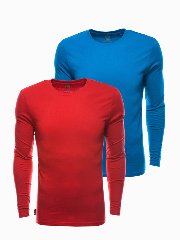 Men's plain longsleeve - mix 2-pack Z43