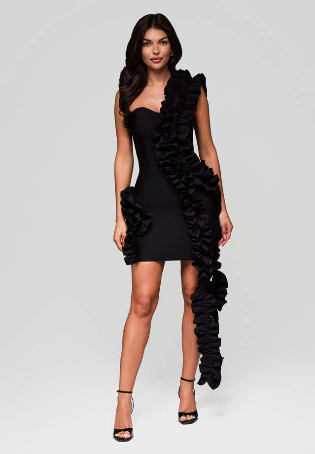 Evening dress LA-OM-DLR240 black