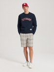 Men's sweatshirt CHESTCREW B1576 - navy