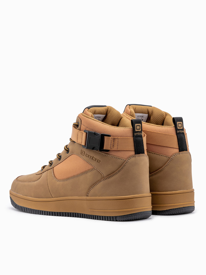Buty męskie sneakersy za kostkę - camel V3 T317