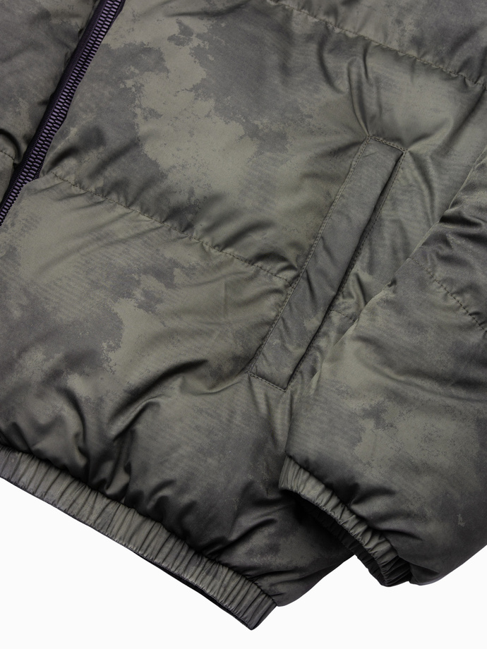 Men's winter jacket - khaki C529