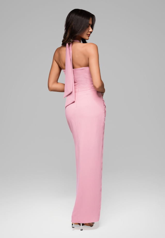 Evening dress LA-OM-DLR081 - dirty pink