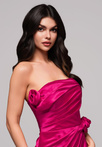Evening dress LA-OM-DLR144 - fuchsia