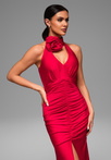 Evening dress LA-OM-DLR082 - red