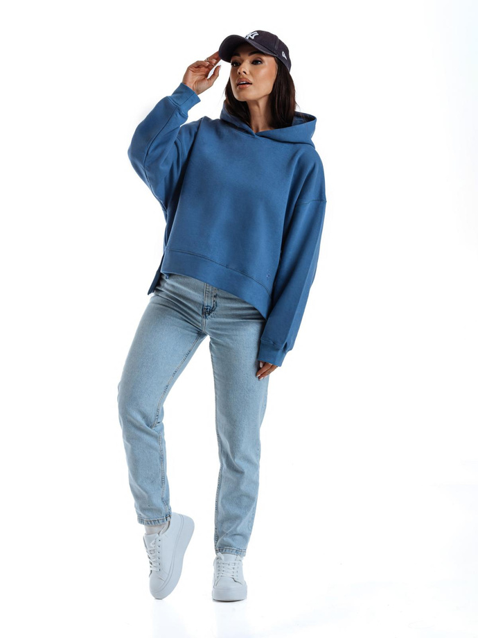 Women's hoodie TLR044 - blue