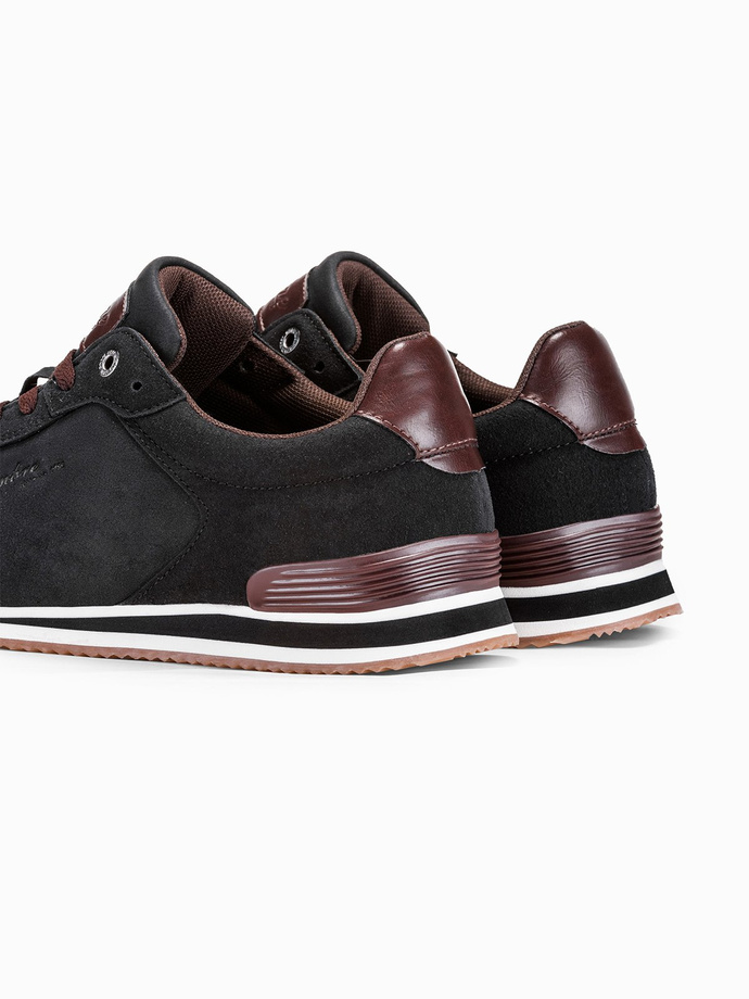 Men's casual sneakers - black T332