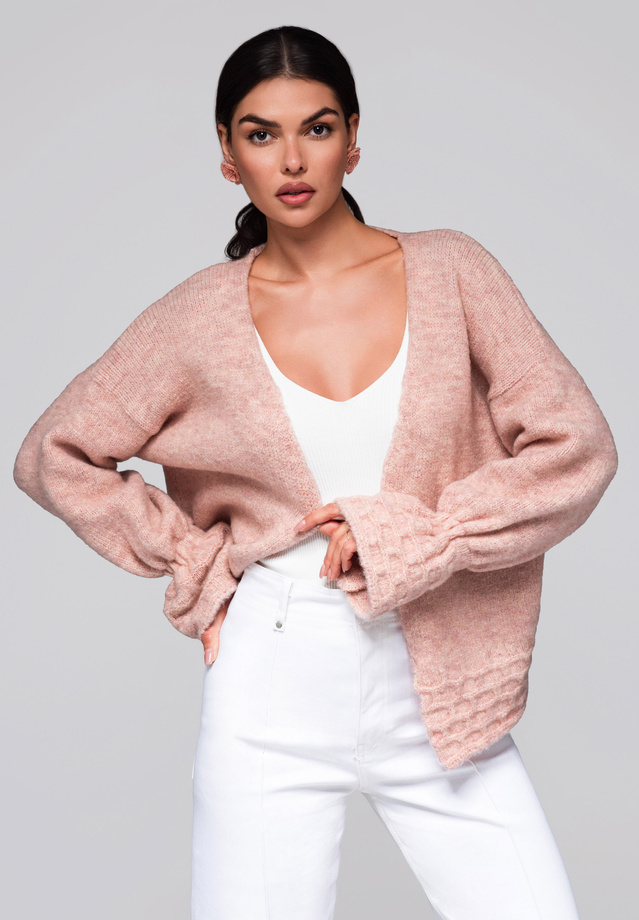Sweter damski LW-SWCD-0103 - rose