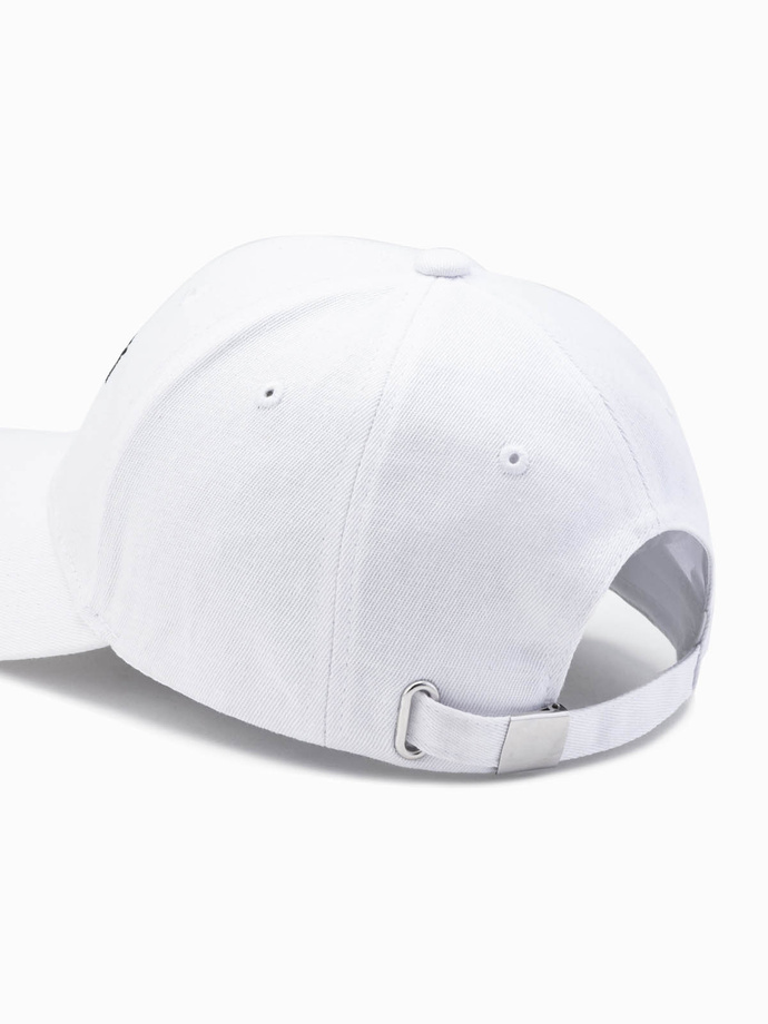 Men's baseball cap H172 - white