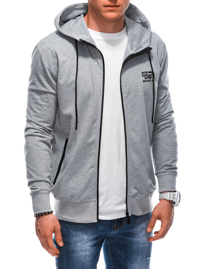 Men's hoodie B1591 - grey