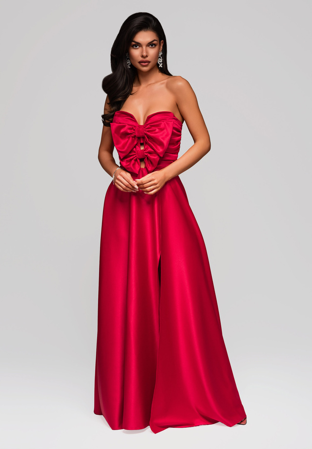 Evening dress LA-OM-DLR173 - red