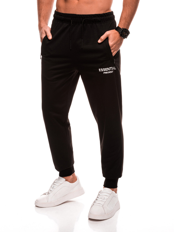 Men's sweatpants P1501 - black