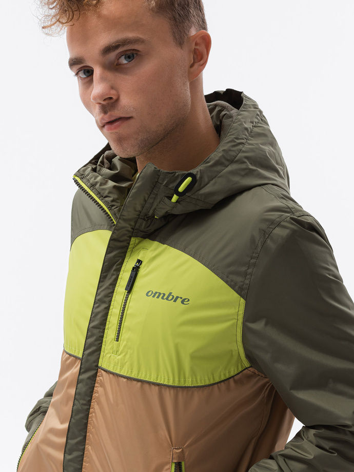 Men's sports jacket - olive V7 C447