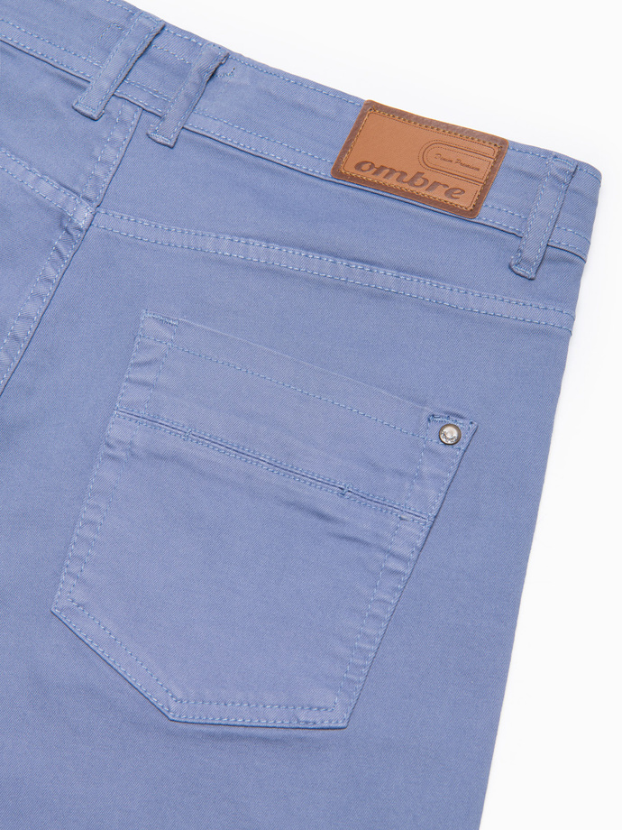 Szorty męskie CHINO - jasnoniebieskie V15 OM-SRDS-0103