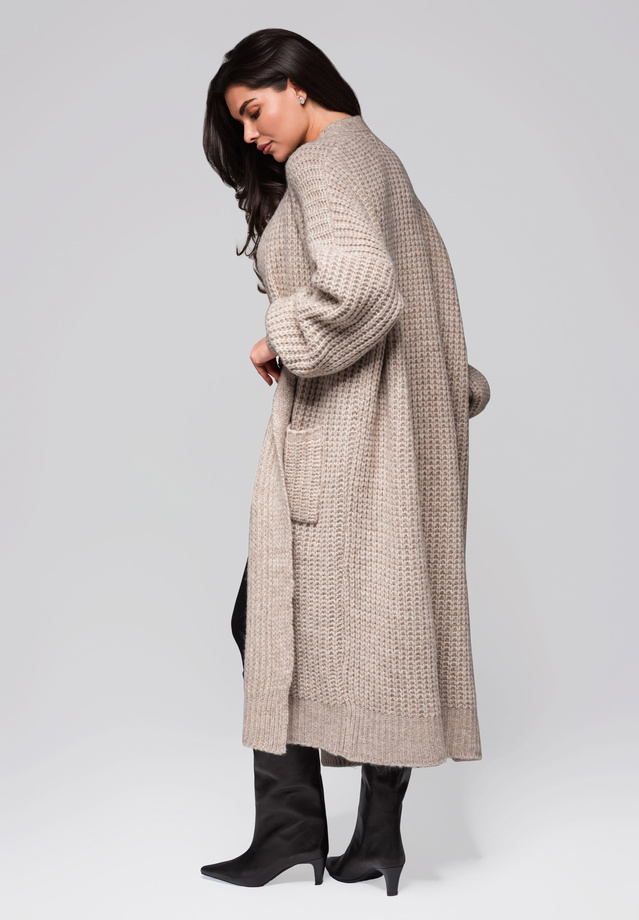 Women's cardigan LW-SWCD-0104 - light beige