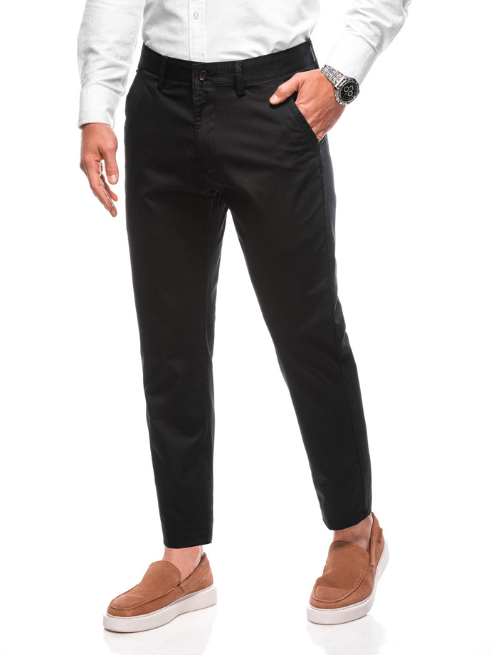 Men's pants chino P1475 - black