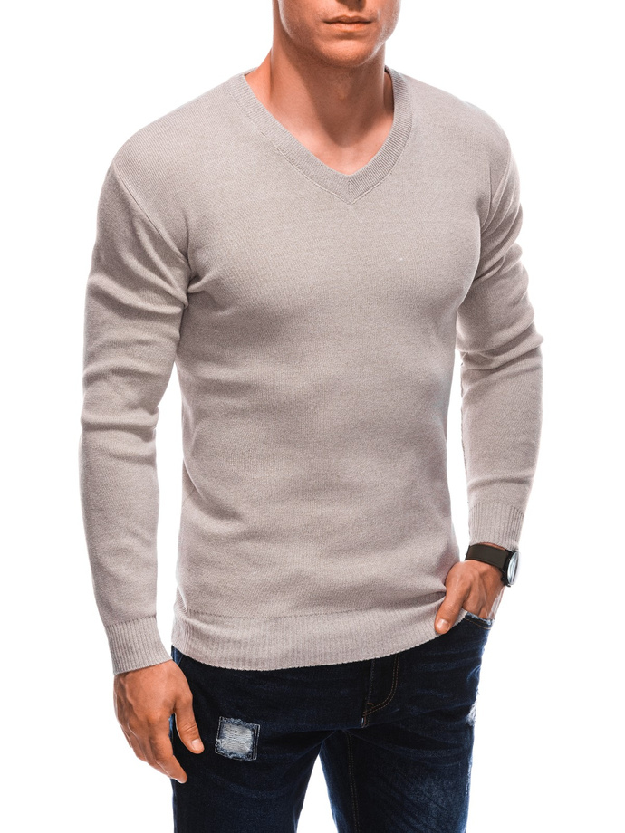 Men's sweater E230 - beige