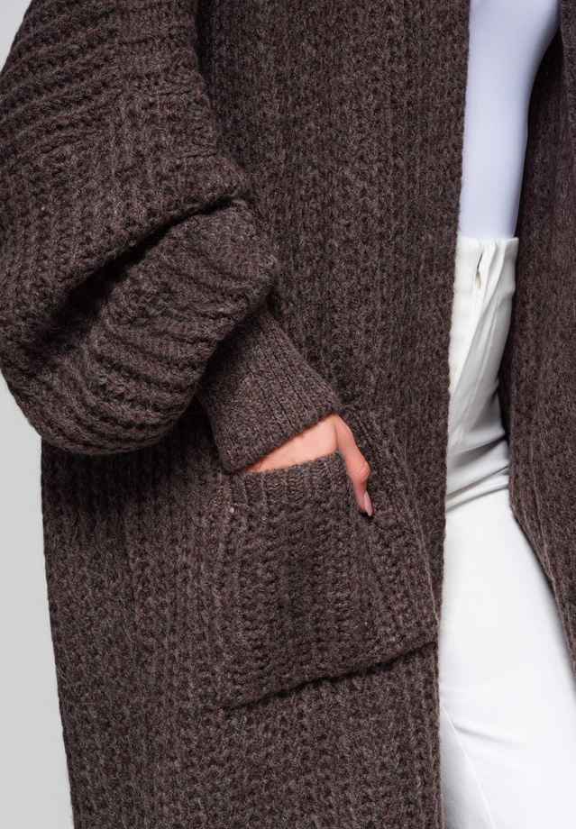 Women's cardigan LW-SWCD-0104 - chocolate