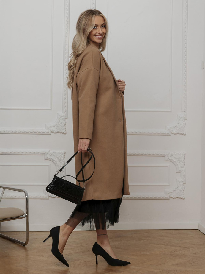 Women's coat CLR036 - camel