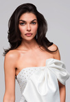 Evening dress LA-OM-DLR255 - white
