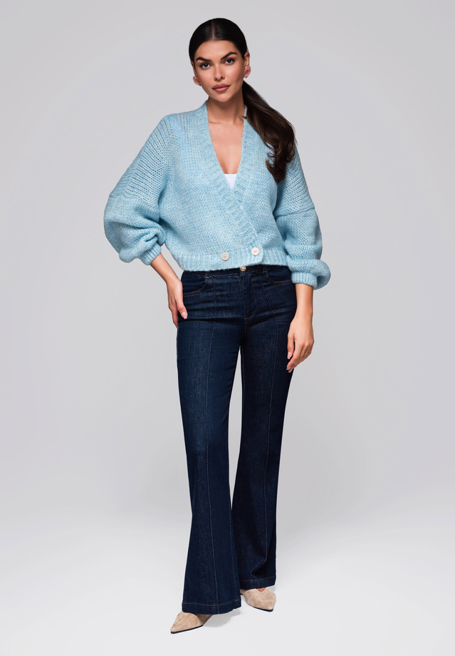 Women's sweater LW-SWCD-0105 - light blue