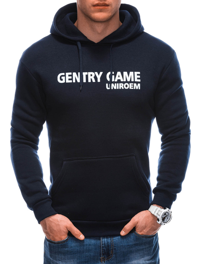 Men's zip-up sweatshirt B1630 - navy