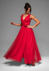 Evening dress LA-OM-DLR010 - red