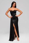 Evening dress LA-OM-DLR191 - black