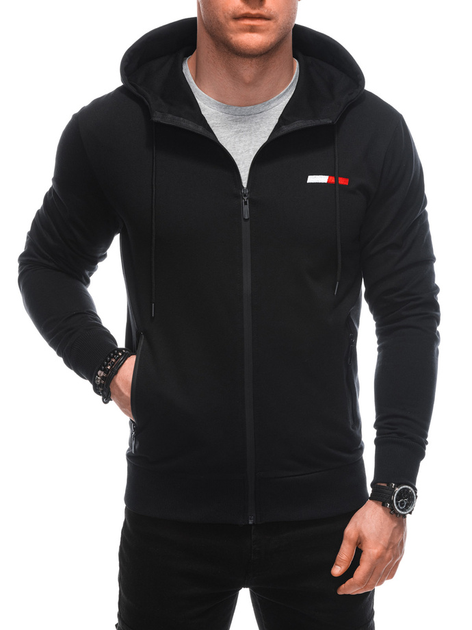 Men's hoodie B1644 - black