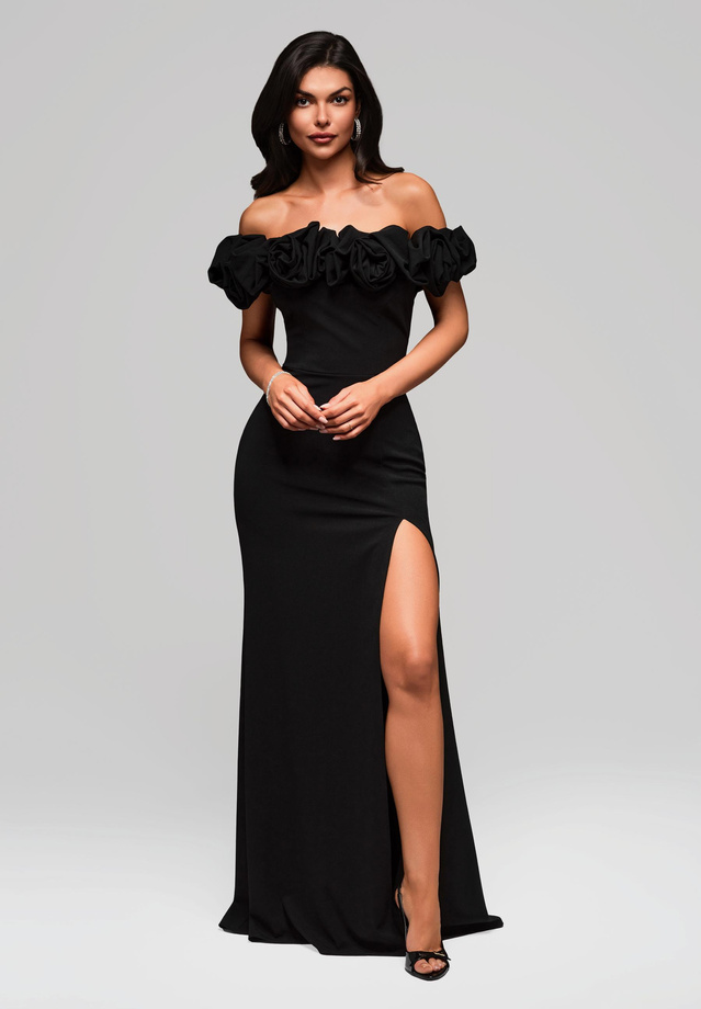 Evening dress LA-OM-DLR178 - black
