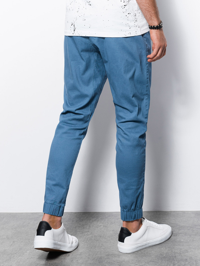 Men's pants joggers - blue P885