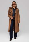 Women's trench coat LARICA OW-COLC-0107 v3 - brown