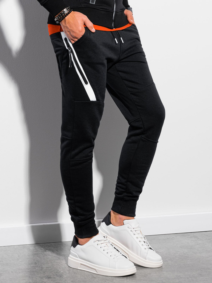 Men's sweatpants - black P1002