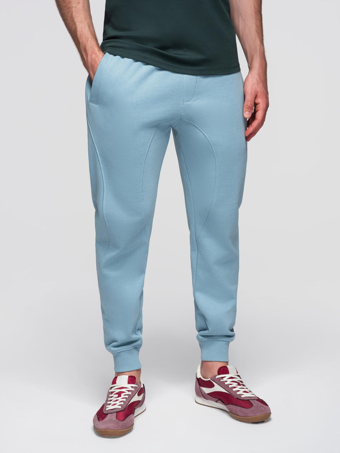 Men's jogger sweatpants - blue V7 OM-PABS-0173