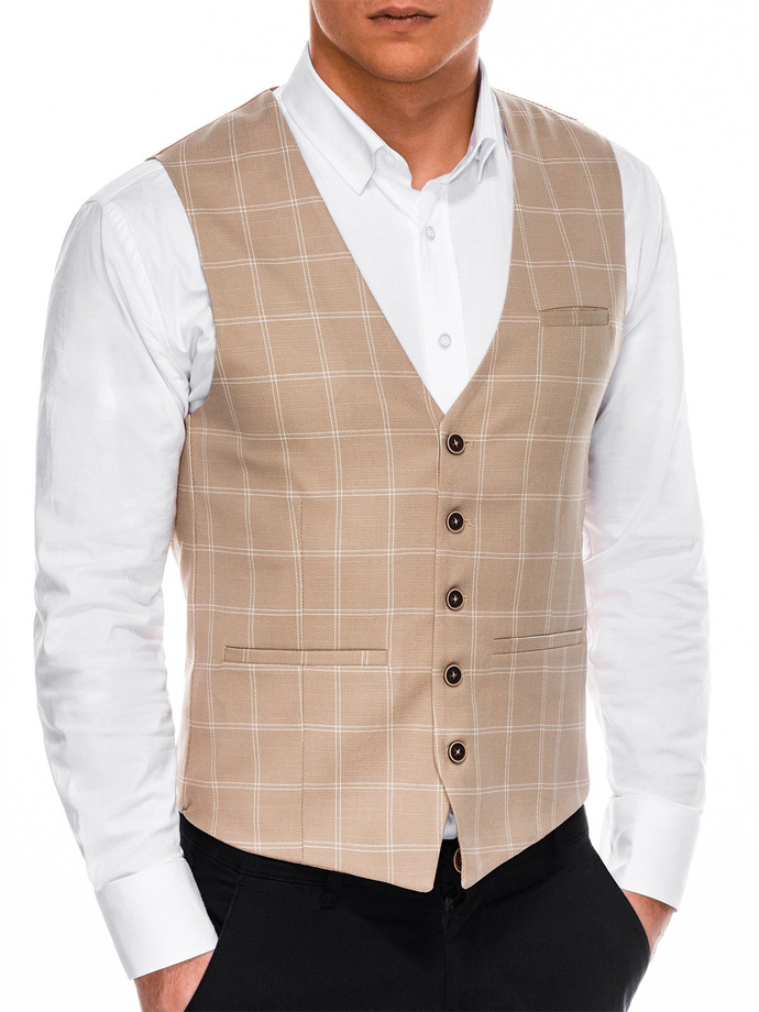 Men's vest - beige V50