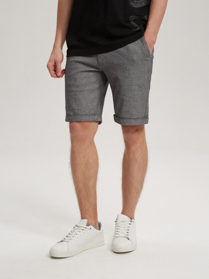 PRM SH 302 W429 men's short shorts - gray melange