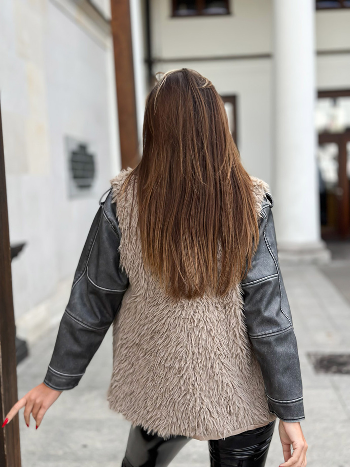 Kamizelka damska VLR009 - beżowa