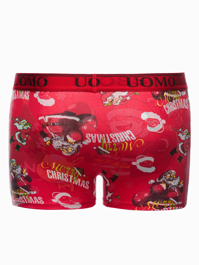 Bokserki męskie U282 - czerwone