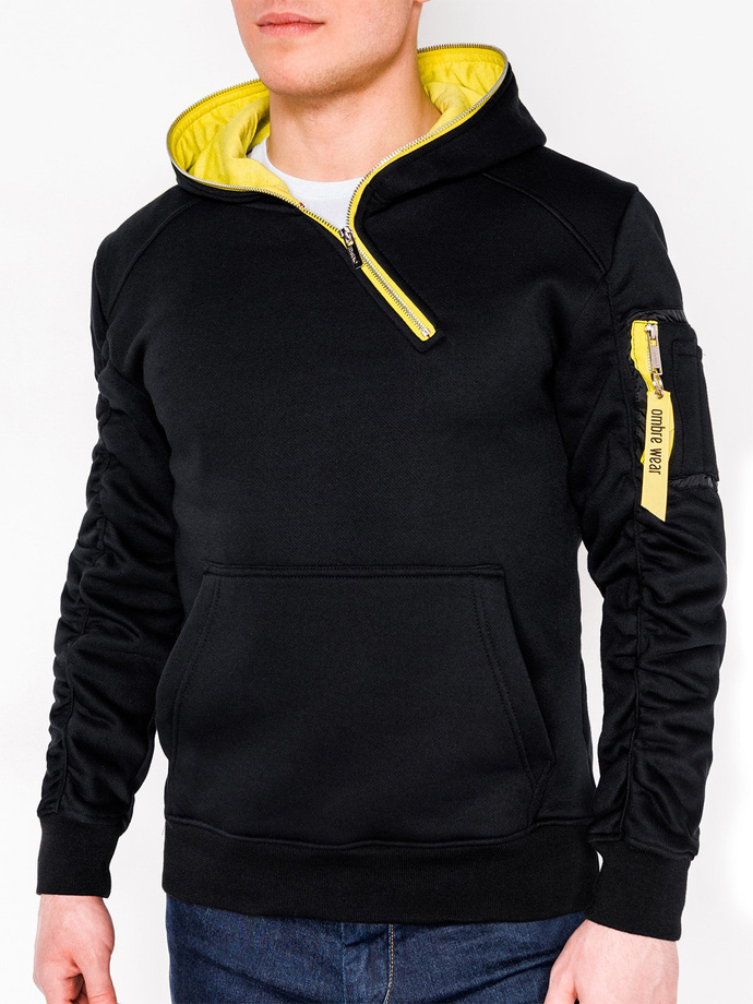 Men's hoodie - black B745