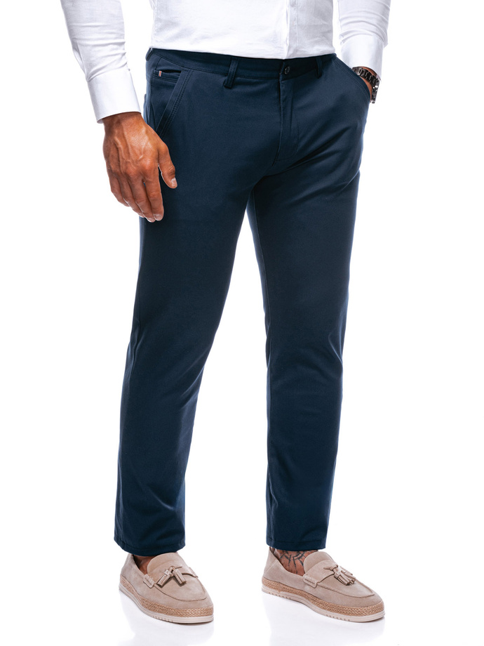 Men's pants chino P1477 - navy