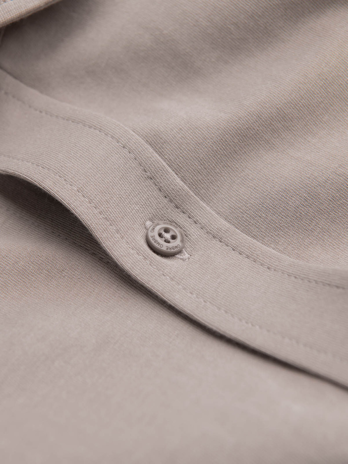 Men's REGULAR cotton single jersey knit shirt - ash V5 OM-SHCS-0138