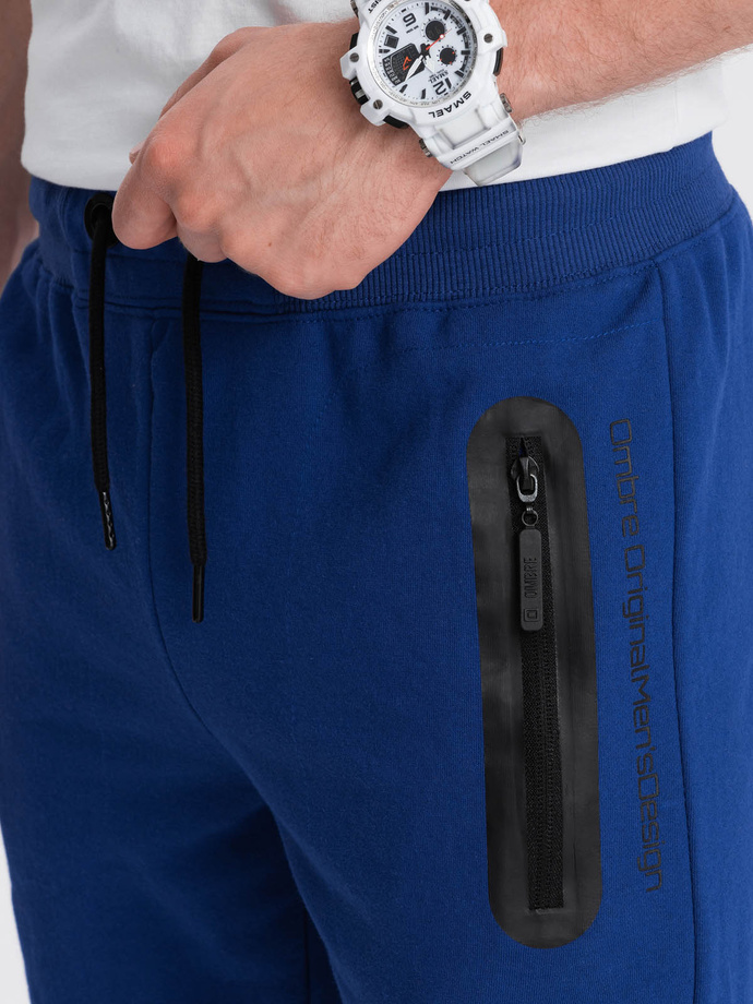 Men's sweatshorts - blue V1 W239