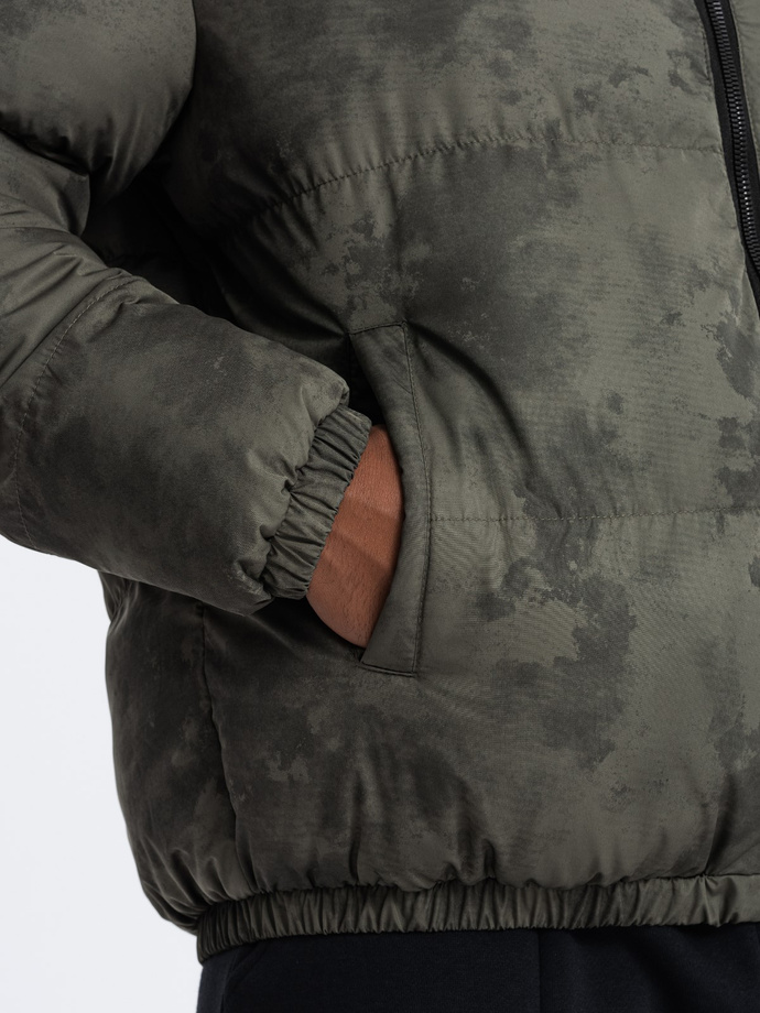 Men's winter jacket - khaki C529