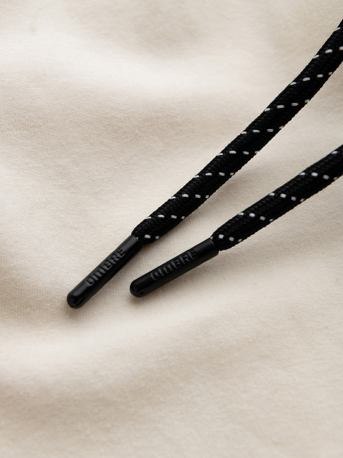 Men's logo sweatpants - cream V2 OM-PASK-0167