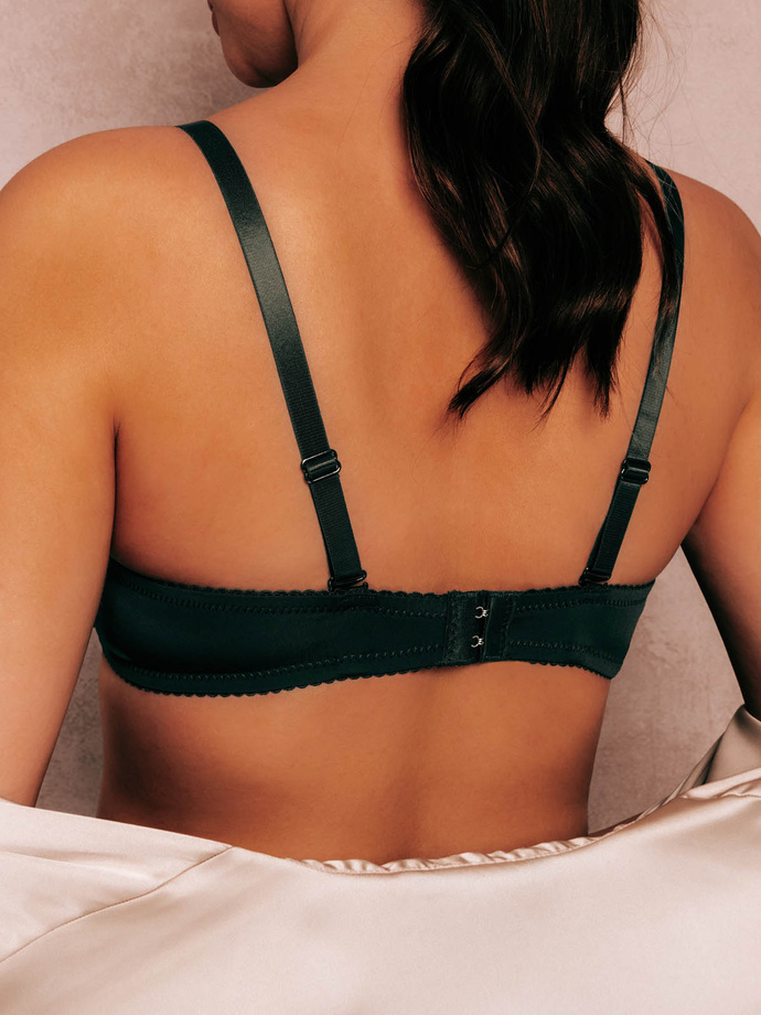 Biustonosz mini push-up ULR313 - czarny