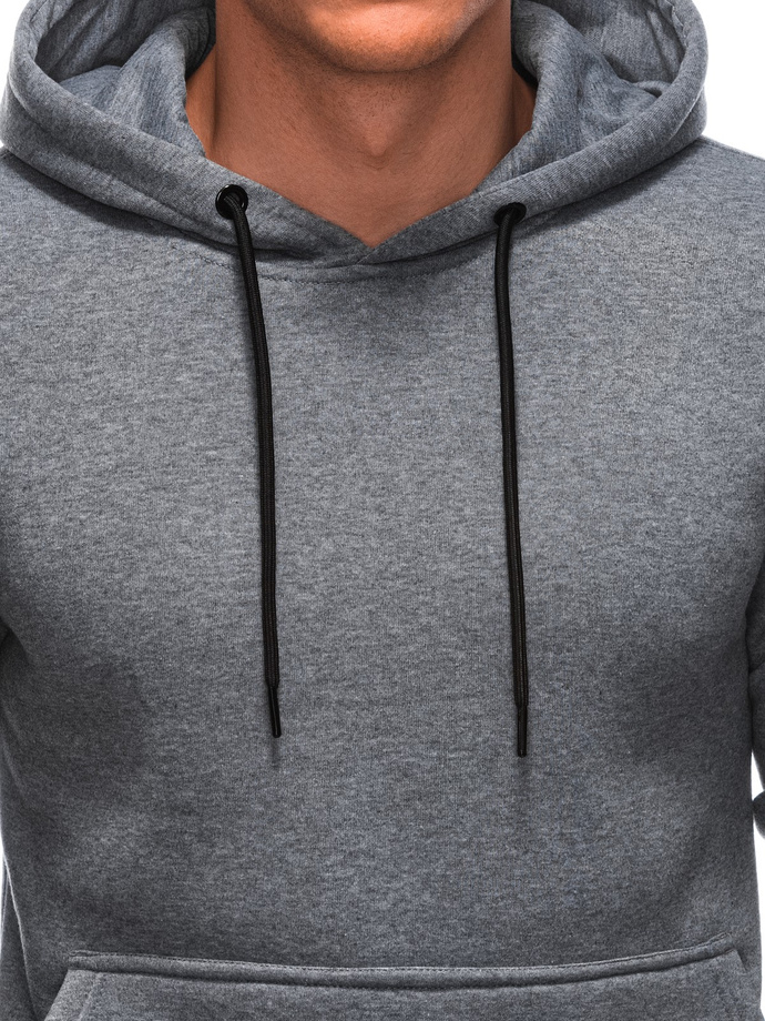 Men's sweatshirt EM-SSNZ-22FW-018 V9 - dark grey melange