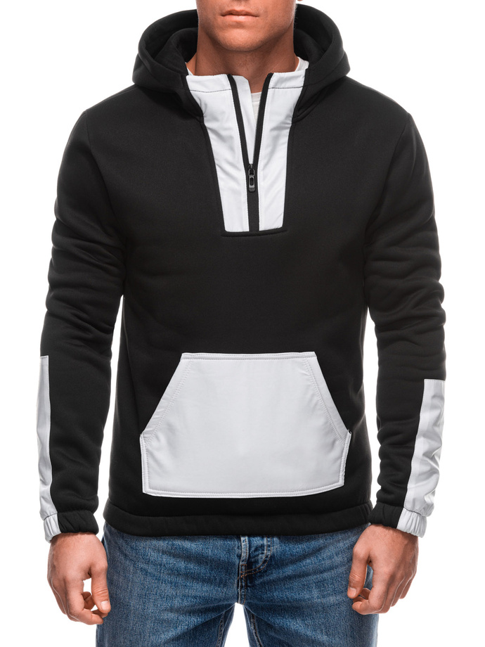 Men's zip-up sweatshirt B1696 - black